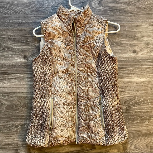 Marc New York Jackets & Blazers - Marc New York Brown and Cream Quilted Vest